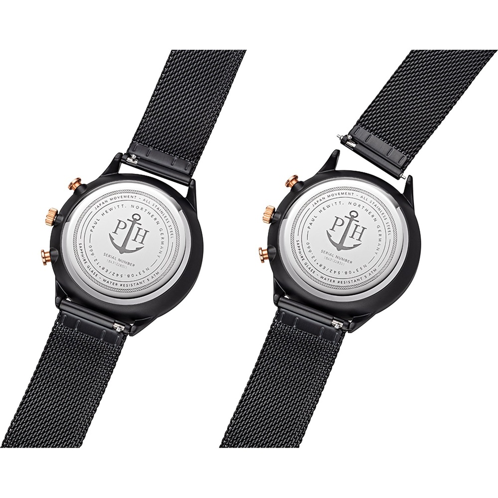 Paul Hewitt Chronographe Acier inoxydable Montre