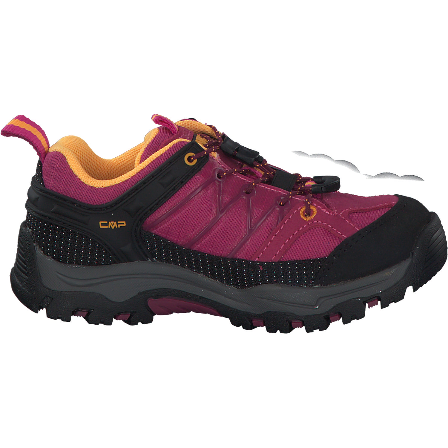 CMP Rigel Low 3Q54554 W, Trekkingschuhe, Kinder, Rot (Bouganville/Goji)