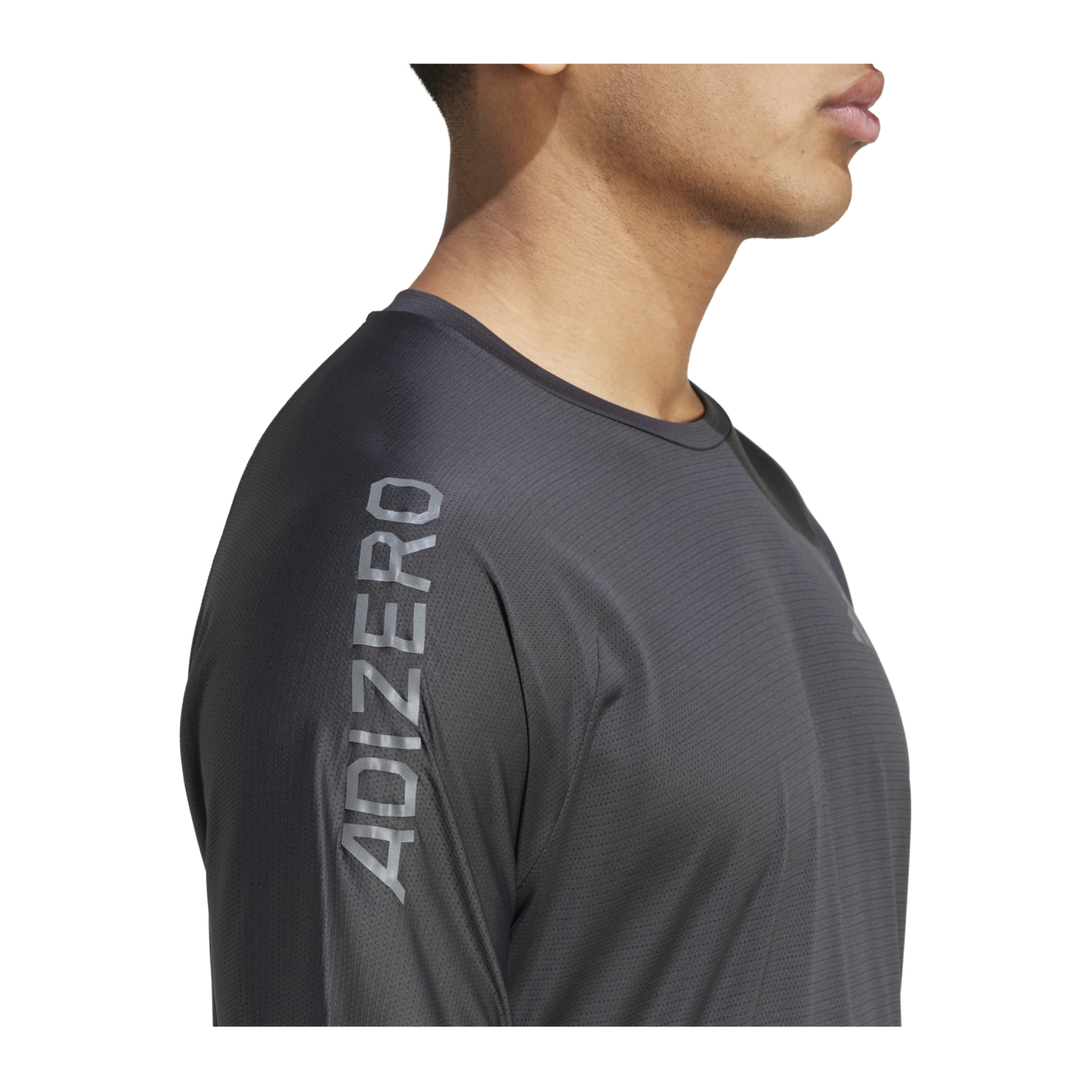 adidas Adizero Running T-Shirt Schwarz Grau
