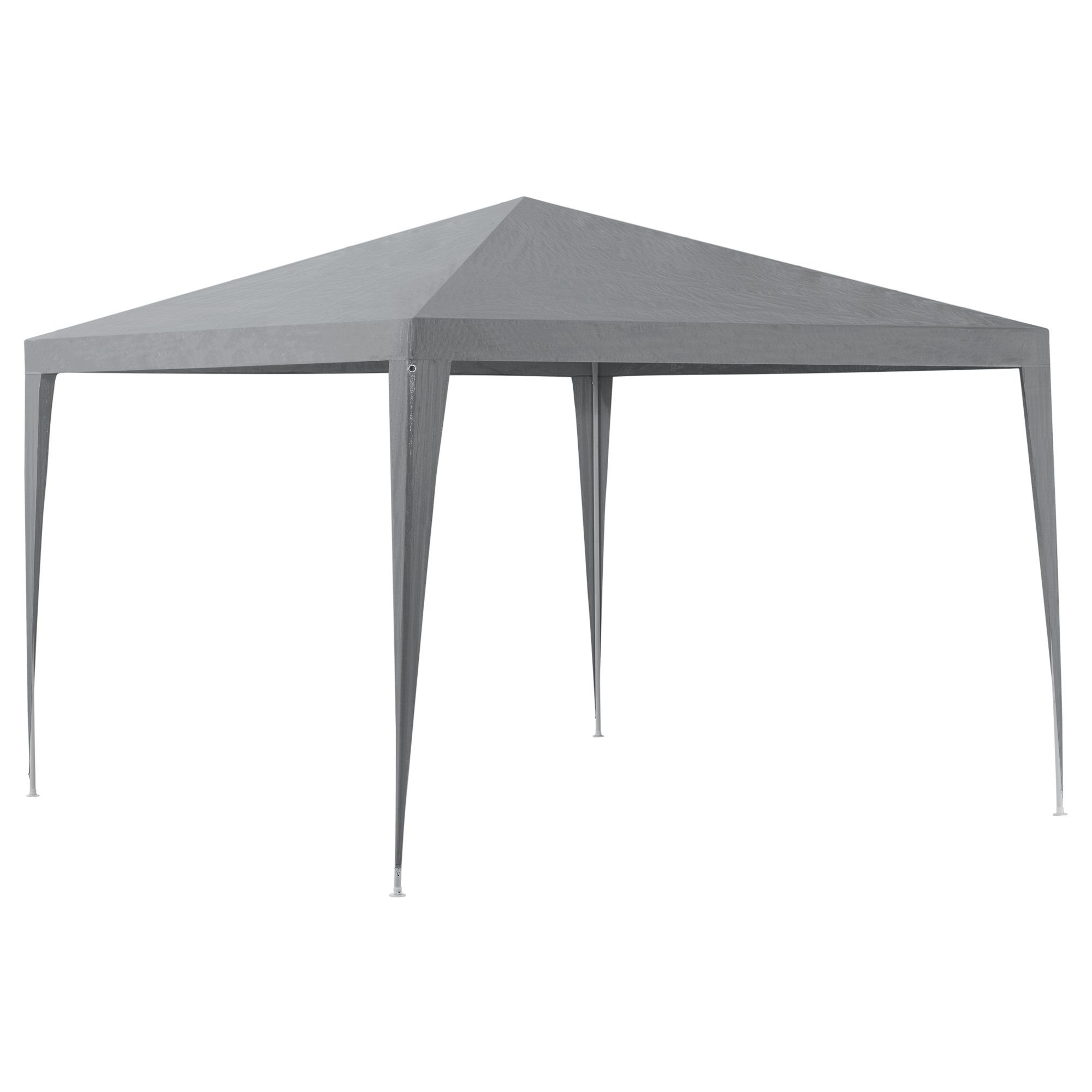 casa.pro Pavillon, Wedau Gartenzelt Partyzelt Gartenpavillon 300x300x255cm Dunkelgrau