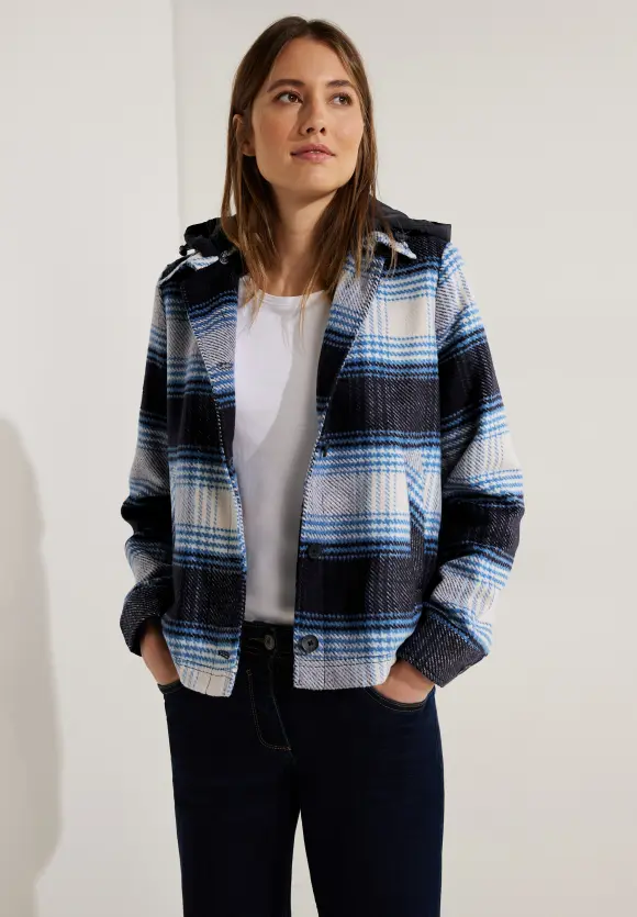 CECIL Karojacke mit Kapuze