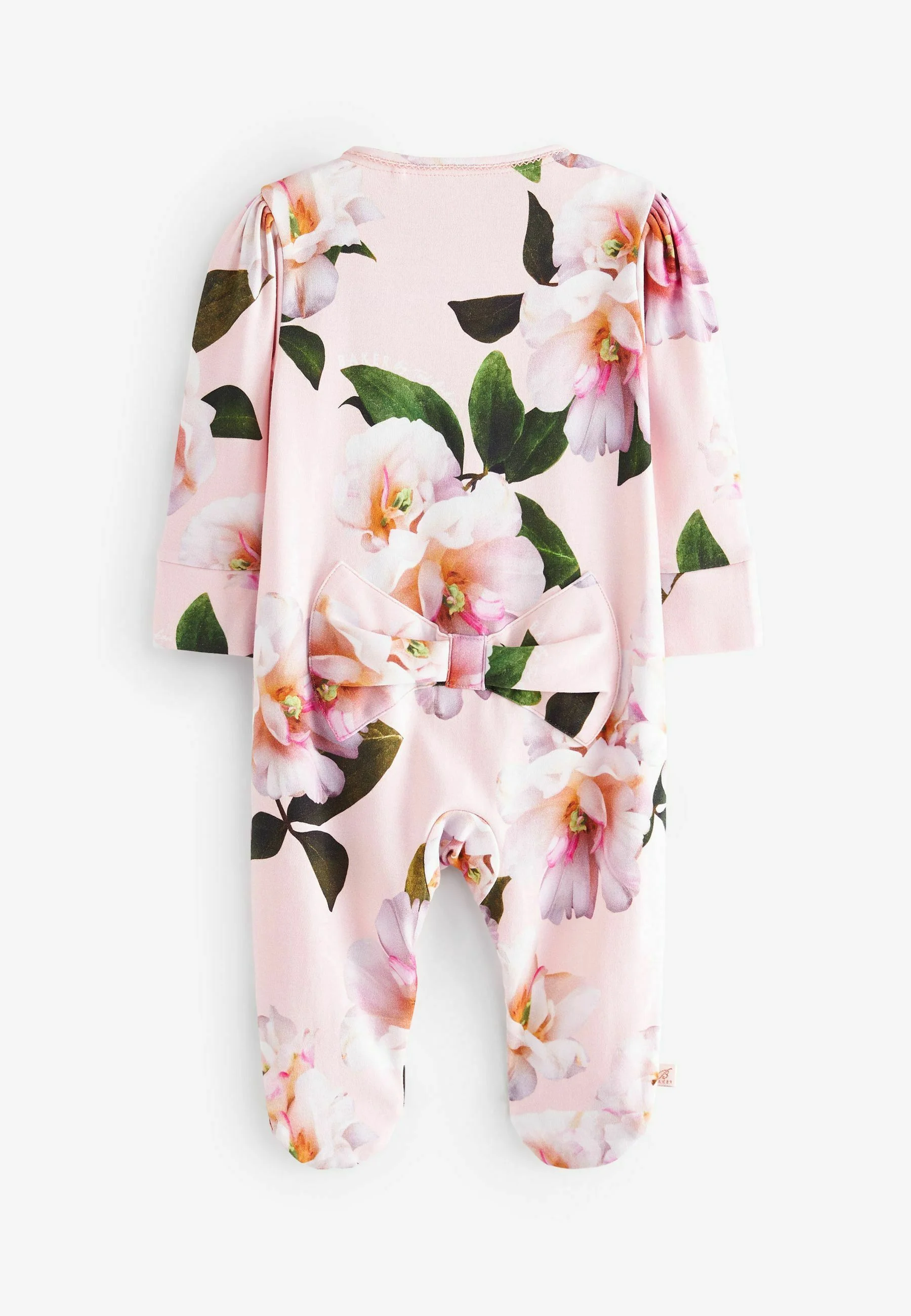 Conjunto de pijama y babero con estampado floral rosa de Baker by Ted Baker - Mono