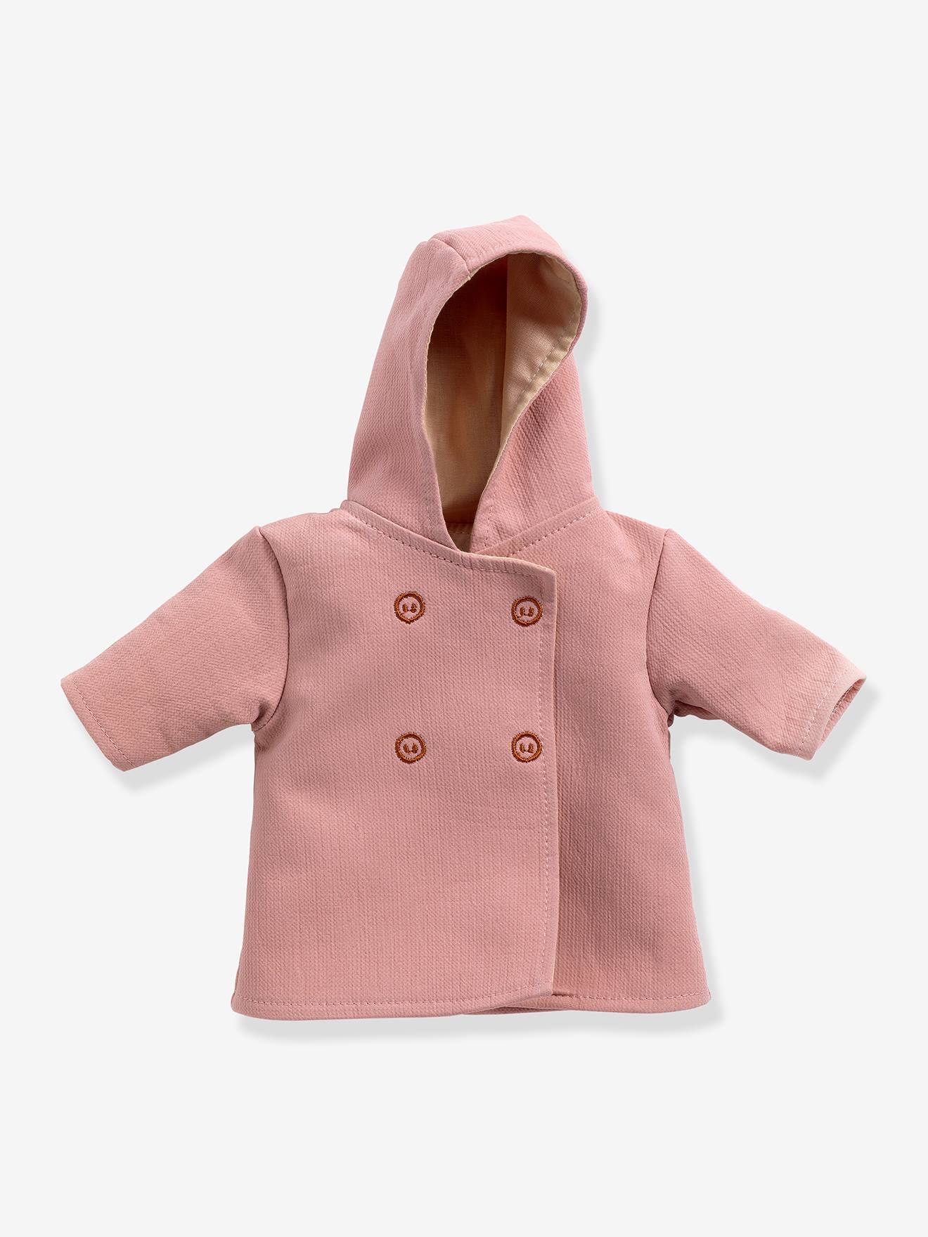 Djeco Puppen Kapuzenmantel POMEA DJECO - rosa