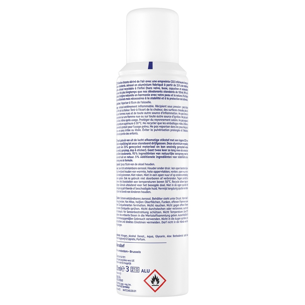 nivea NATURALLY GOOD - Déodorant ECODEO Aloé Vera Bio Déodorant spray ECODEO Femme