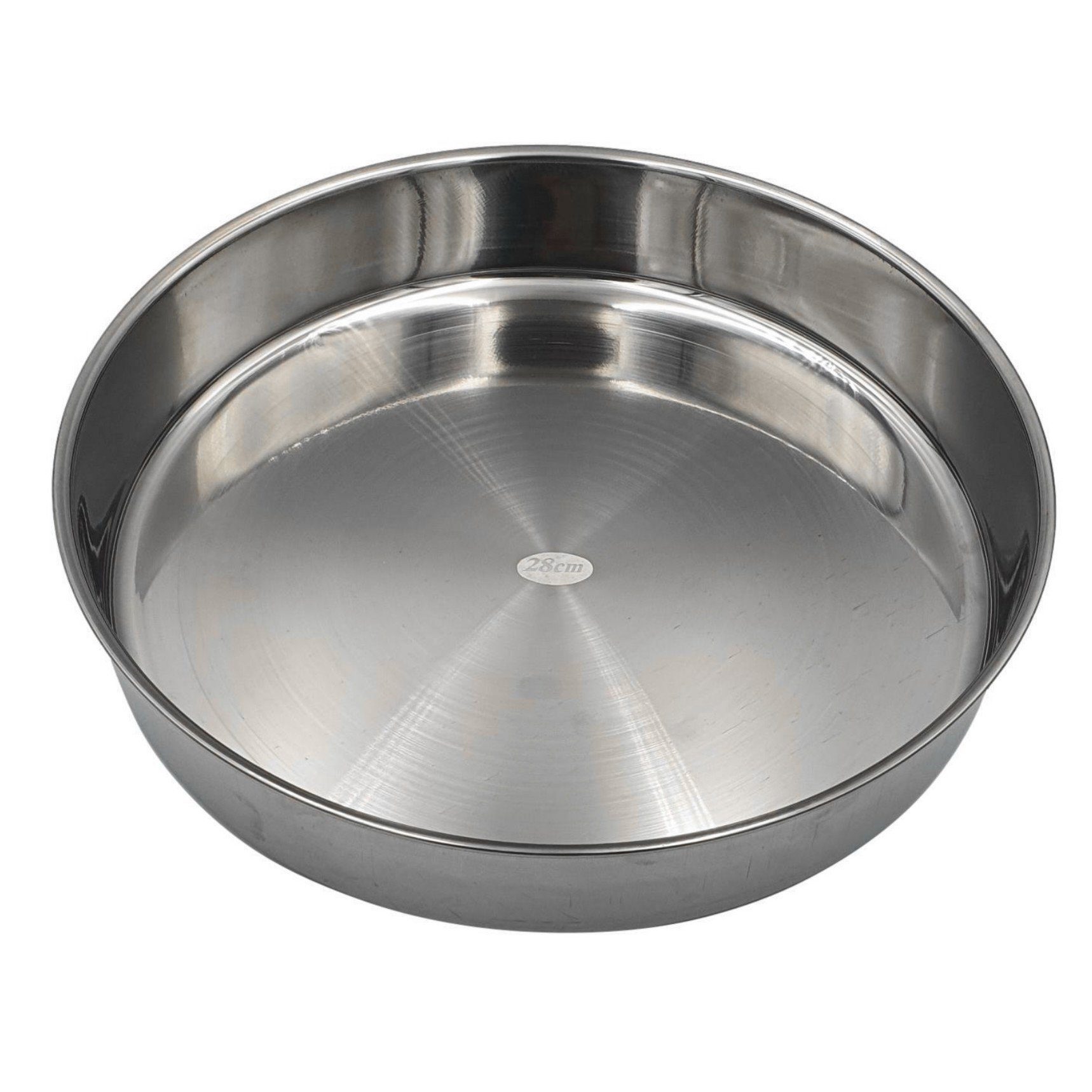 Almina Backblech Backofenblech 28/32/36 cm 3er-Set Edelstahl Backblech Backform, (3-St)