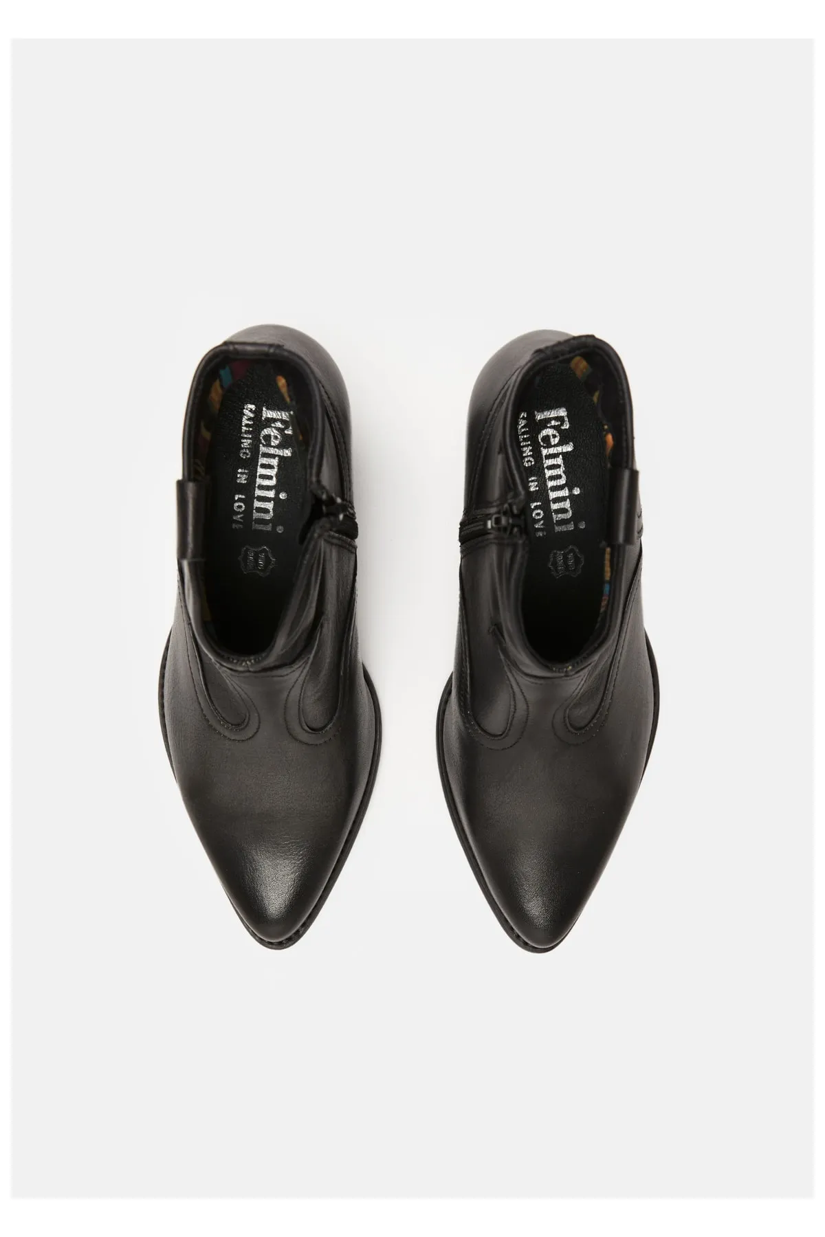 Felmini  Stiefelette - Schwarz - Blockabsatz