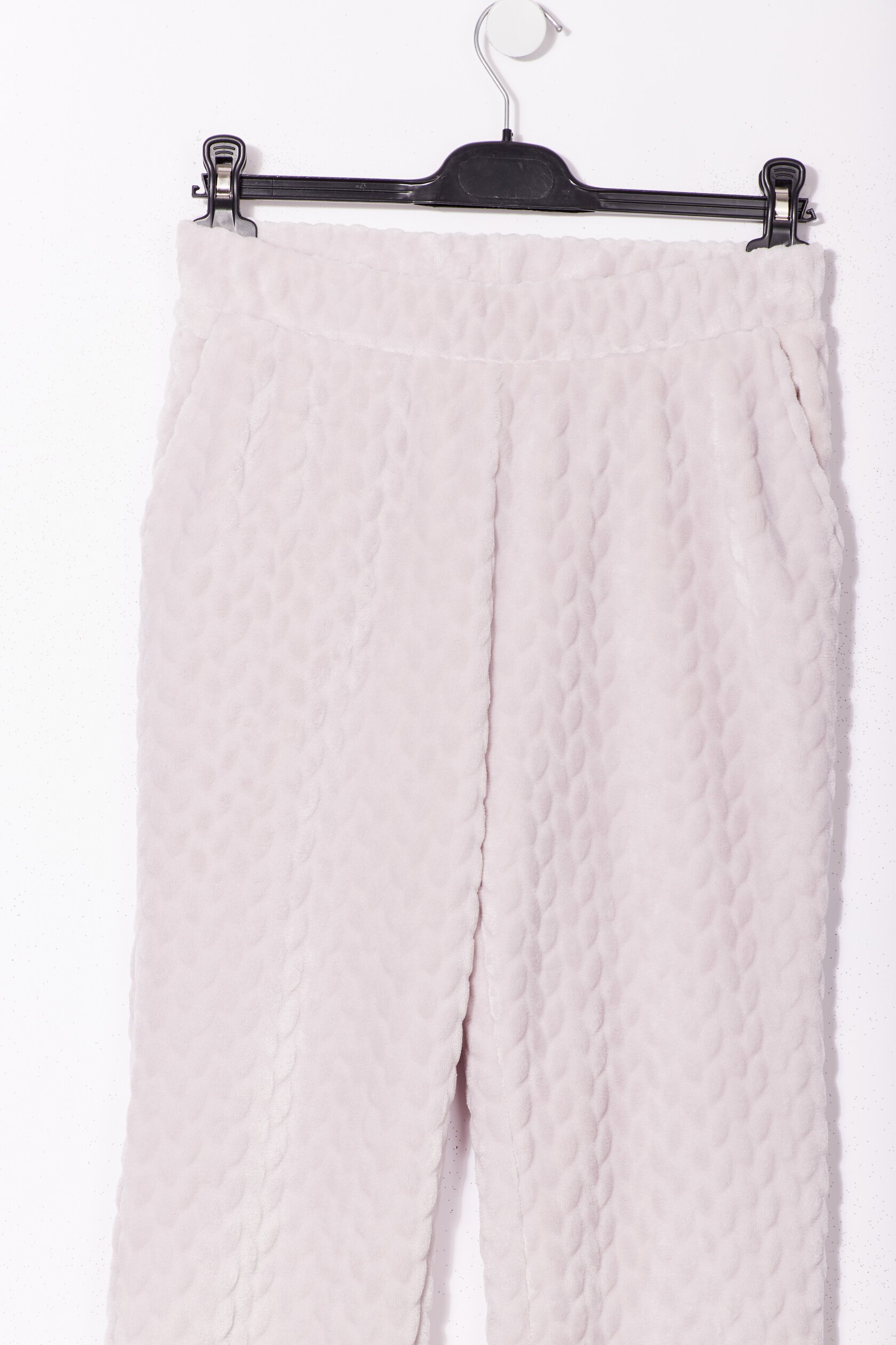Pantalon de pyjama aspect matelassé rose pastel femme | La Halle
