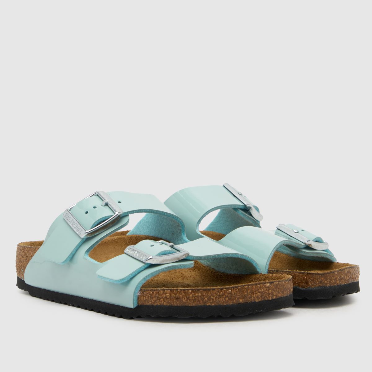 BIRKENSTOCK ljusgröna Arizona flickor juniorsandaler