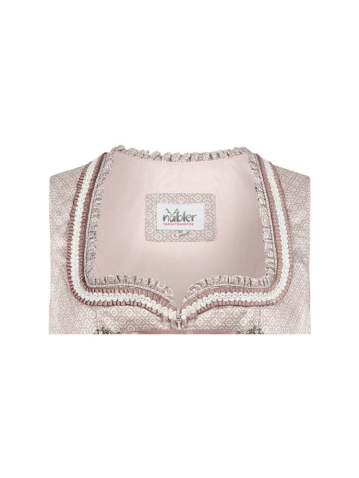Nübler Mini-Dirndl Tessa in Taupe günstig kaufen