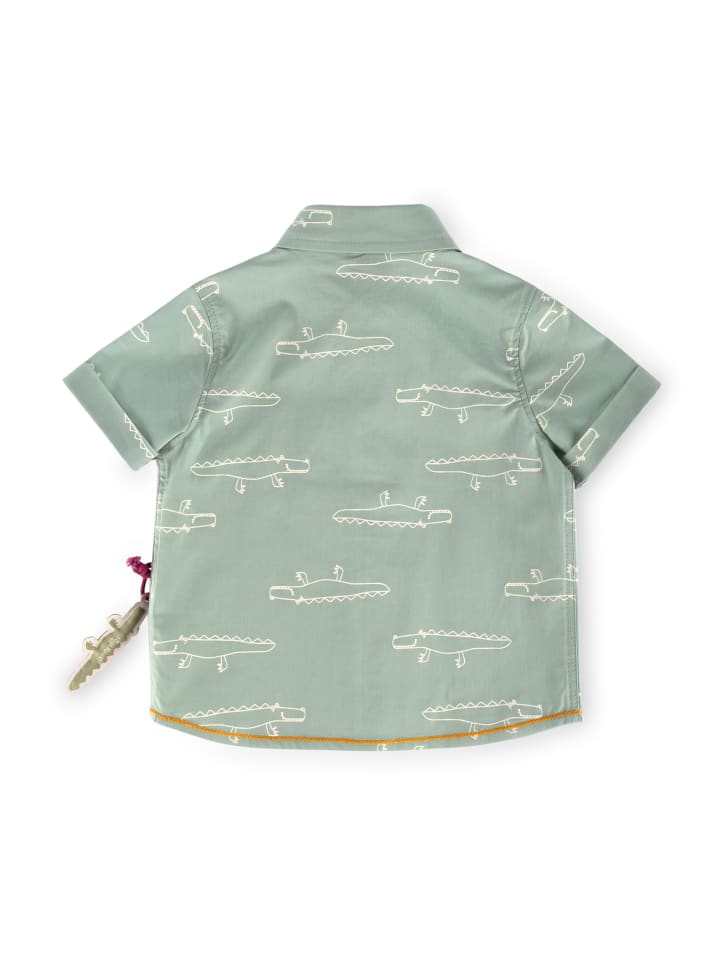 Sigikid Batist Hemd Happy Crocodile in mintgrün günstig kaufen