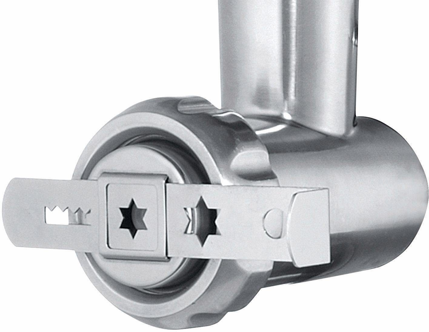 WMF Küchenmaschine Profi Plus, weiß, 1000 W, 5 l Schüssel, mit Fleischwolf+Spritzgebäckvorsatz Wert ca. 95,-€