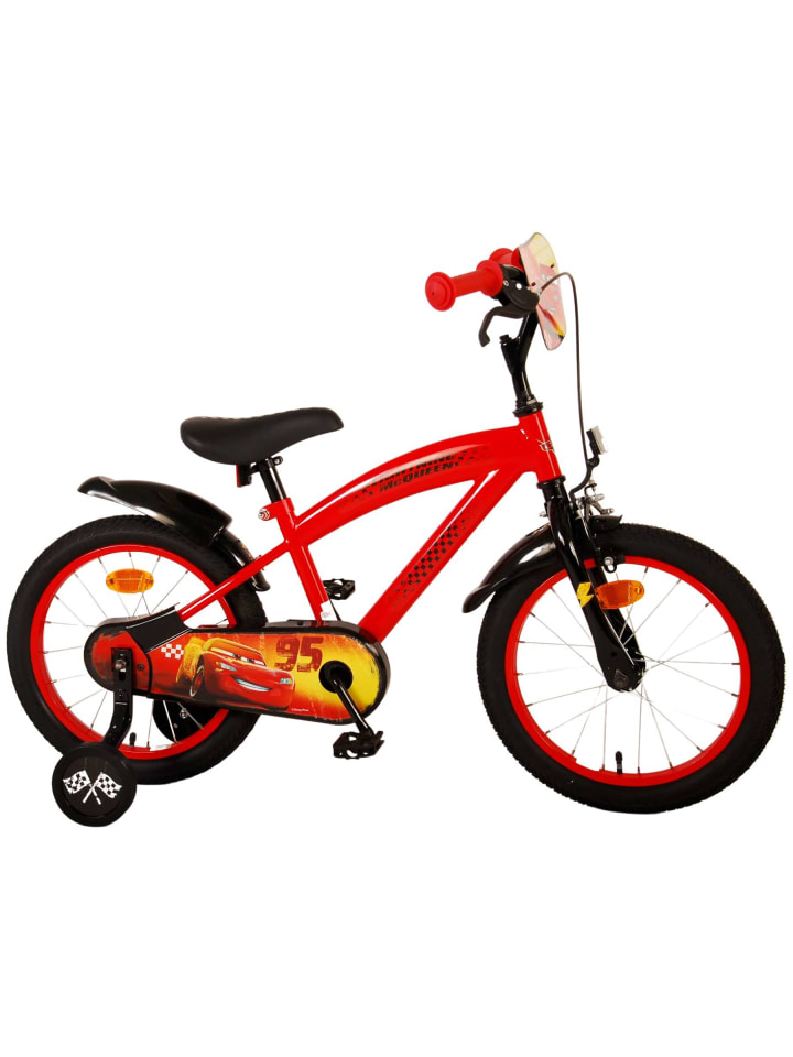 Volare Kinderfahrrad Disney Cars Fahrrad für Jungen 16 Zoll Kinderrad in Rot 4 Jahre günstig kaufen onesize