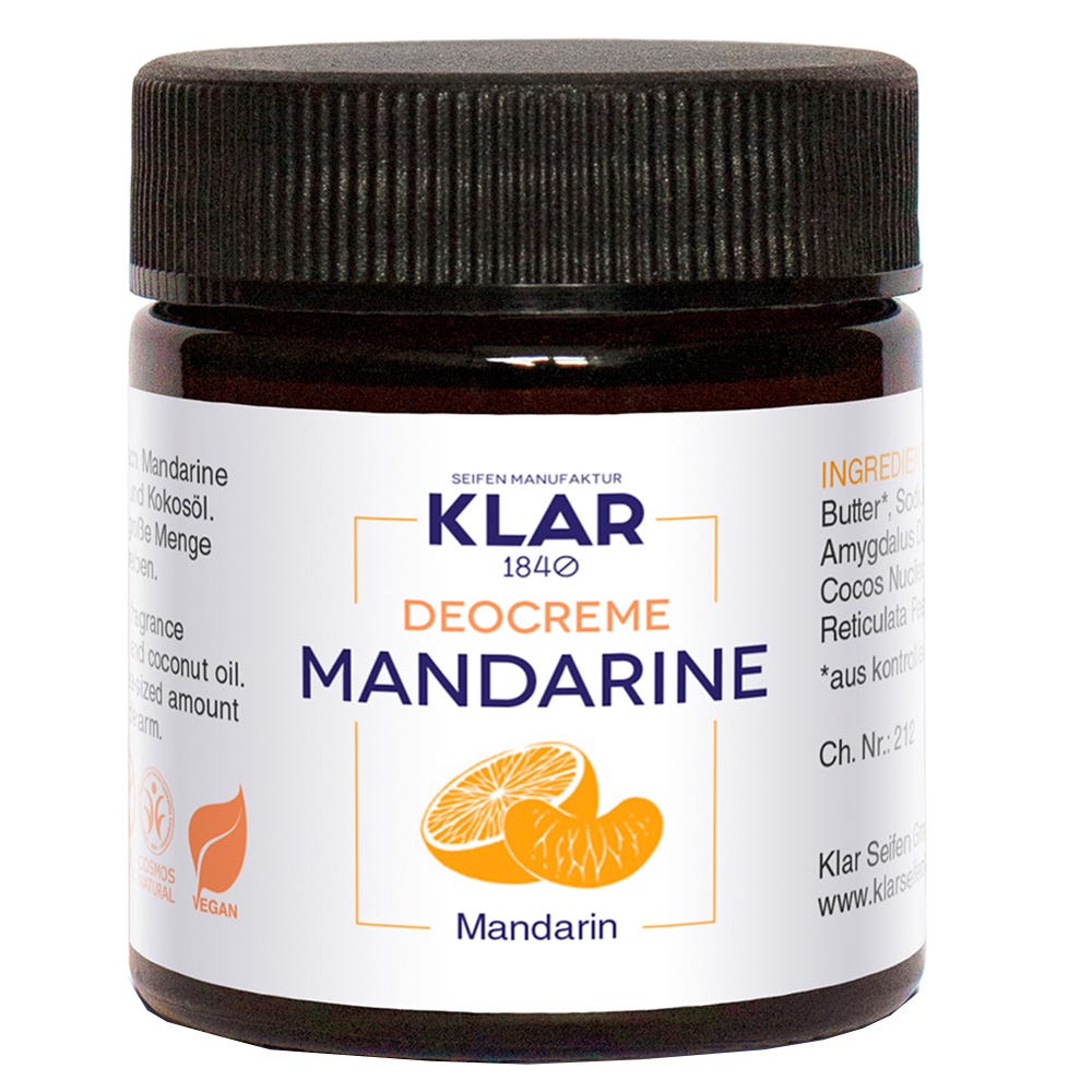 Klar's Deocreme Mandarine 30 ml