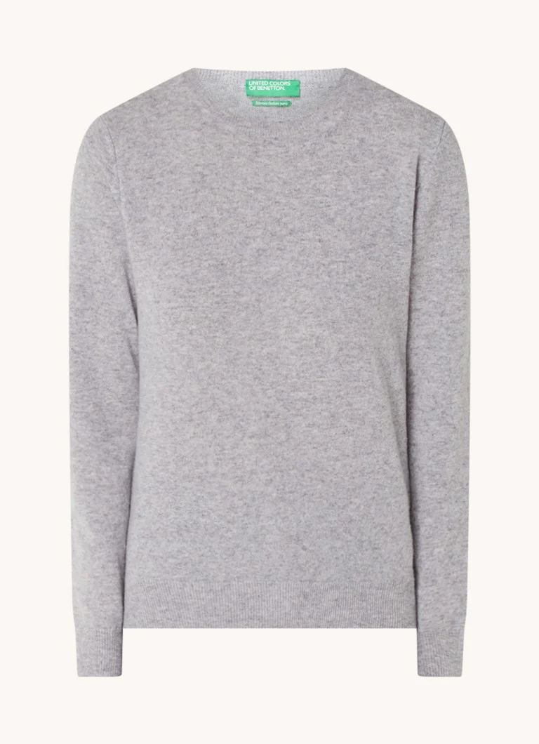 Maglione Benetton in lana merino a maglia fine