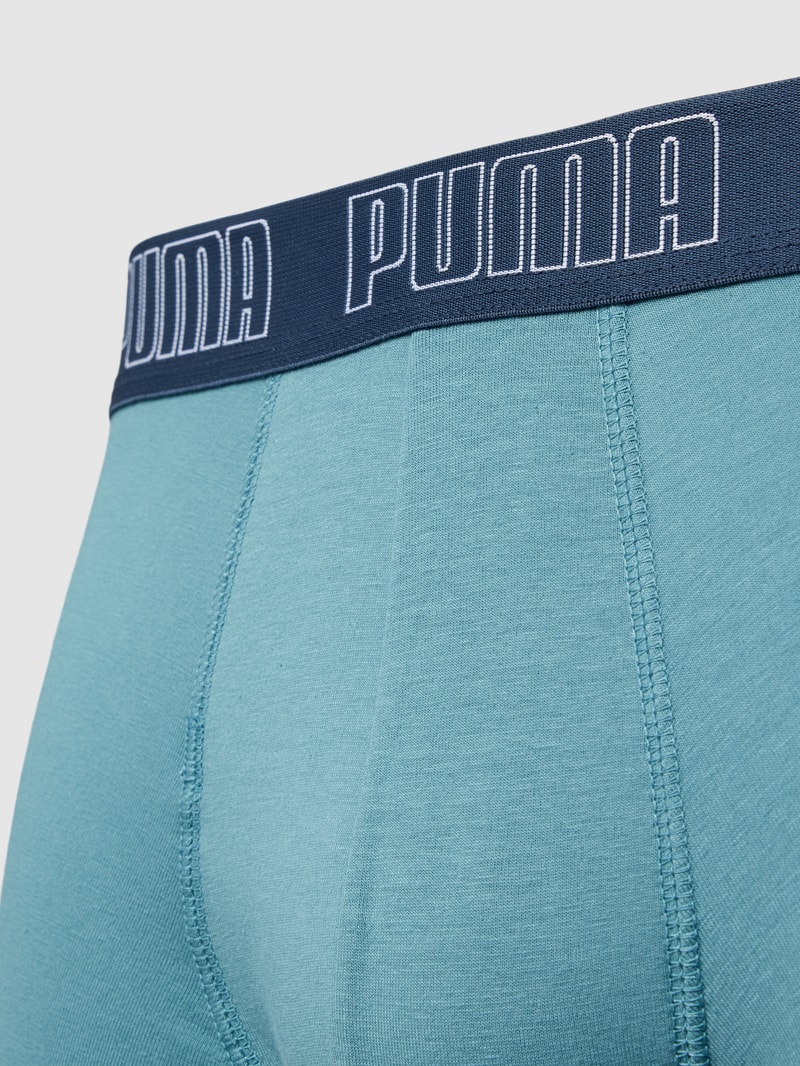 Trunks mit Label-Stitching im 2er-Pack in rauchblau
