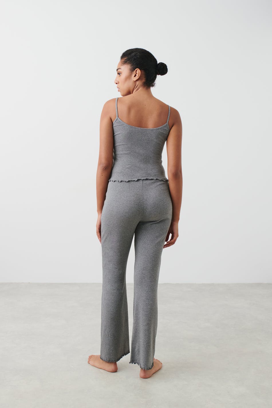 Homewear flared trousers