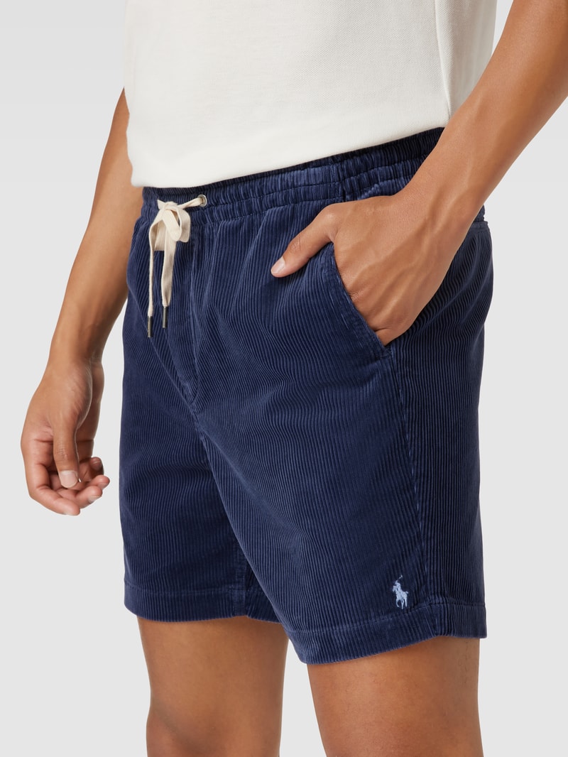 Cordshorts mit Tunnelzug Modell 'PREPSTERS' in marineblau