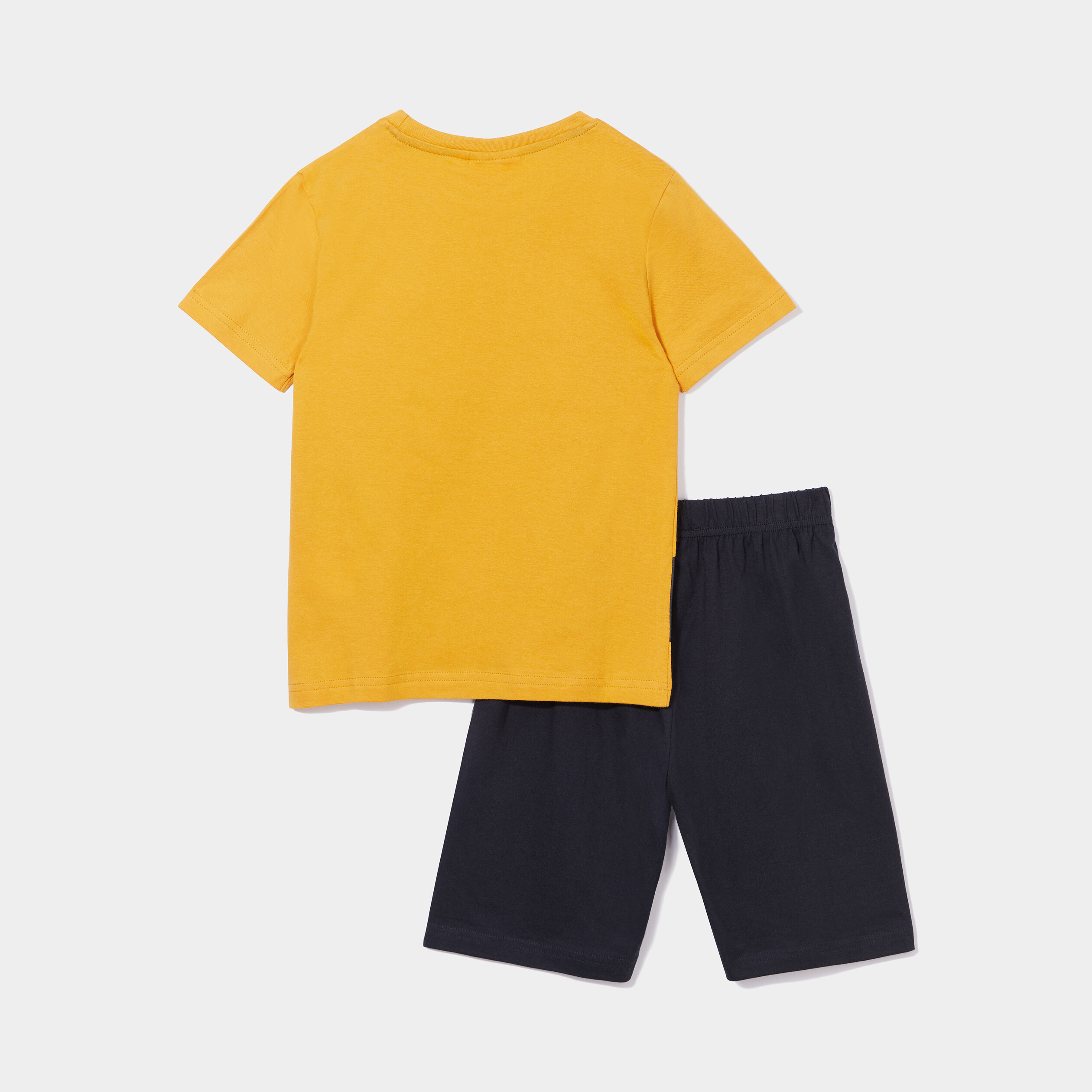 Ensemble pyjama short Naruto jaune moutarde garçon | La Halle