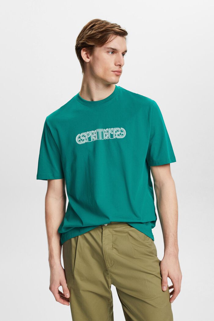 T-Shirt mit Logo-Print in lockerer Passform