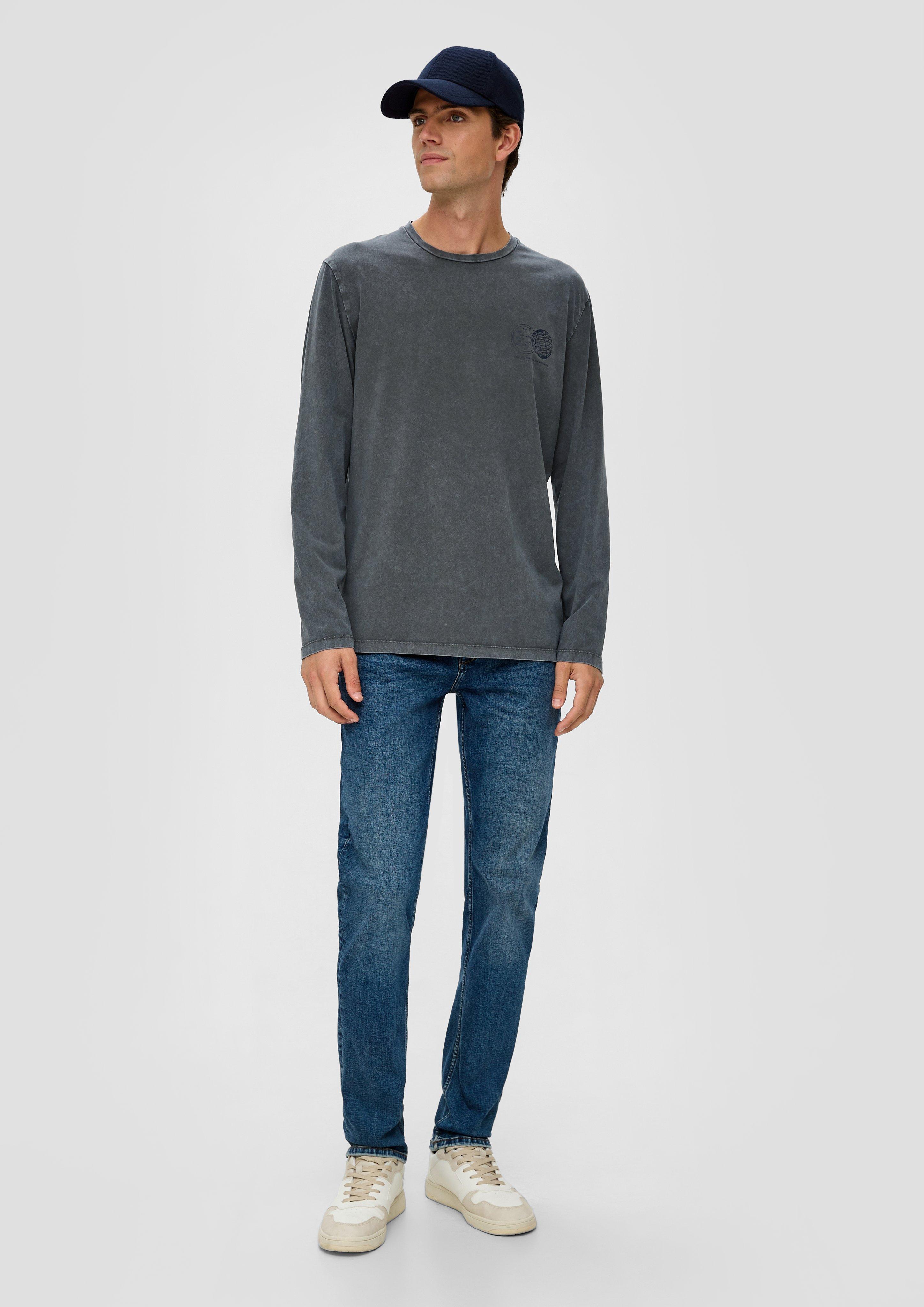 Gewaschenes Longsleeve mit Print-Detail  2135748-96D1