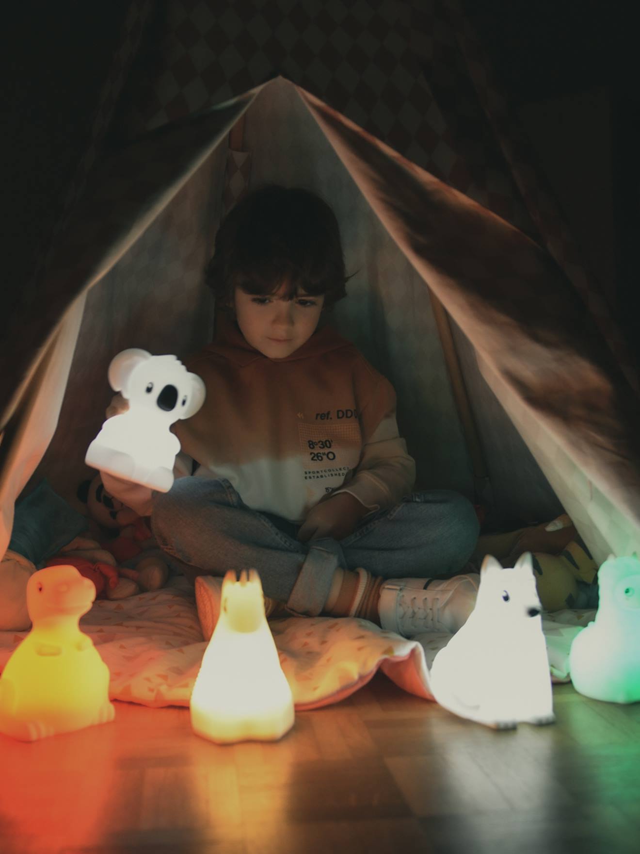 Kidywolf Kinderzimmer Dino-Schlummerlicht KIDYNIGHT KIDYWOLF - weiß
