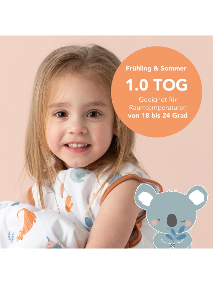 Schlummersack Babyschlafsack, 1.0 TOG in Braun günstig kaufen