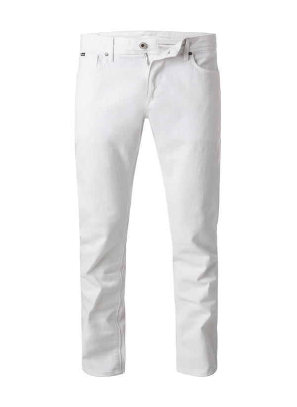 Pepe Jeans, Jeans, Taper Fit, Baumwoll-Stretch, weiß