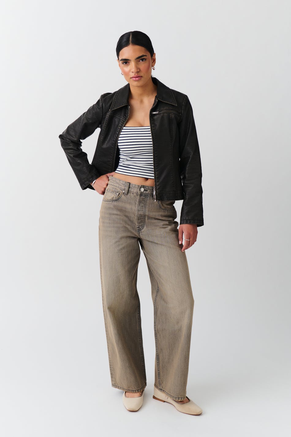Baggy wide jeans