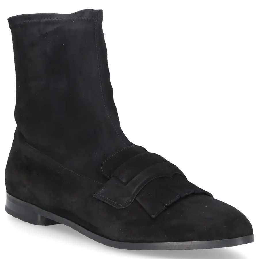 Truman's - Klassische Stiefeletten 9267 Veloursleder - schwarz
