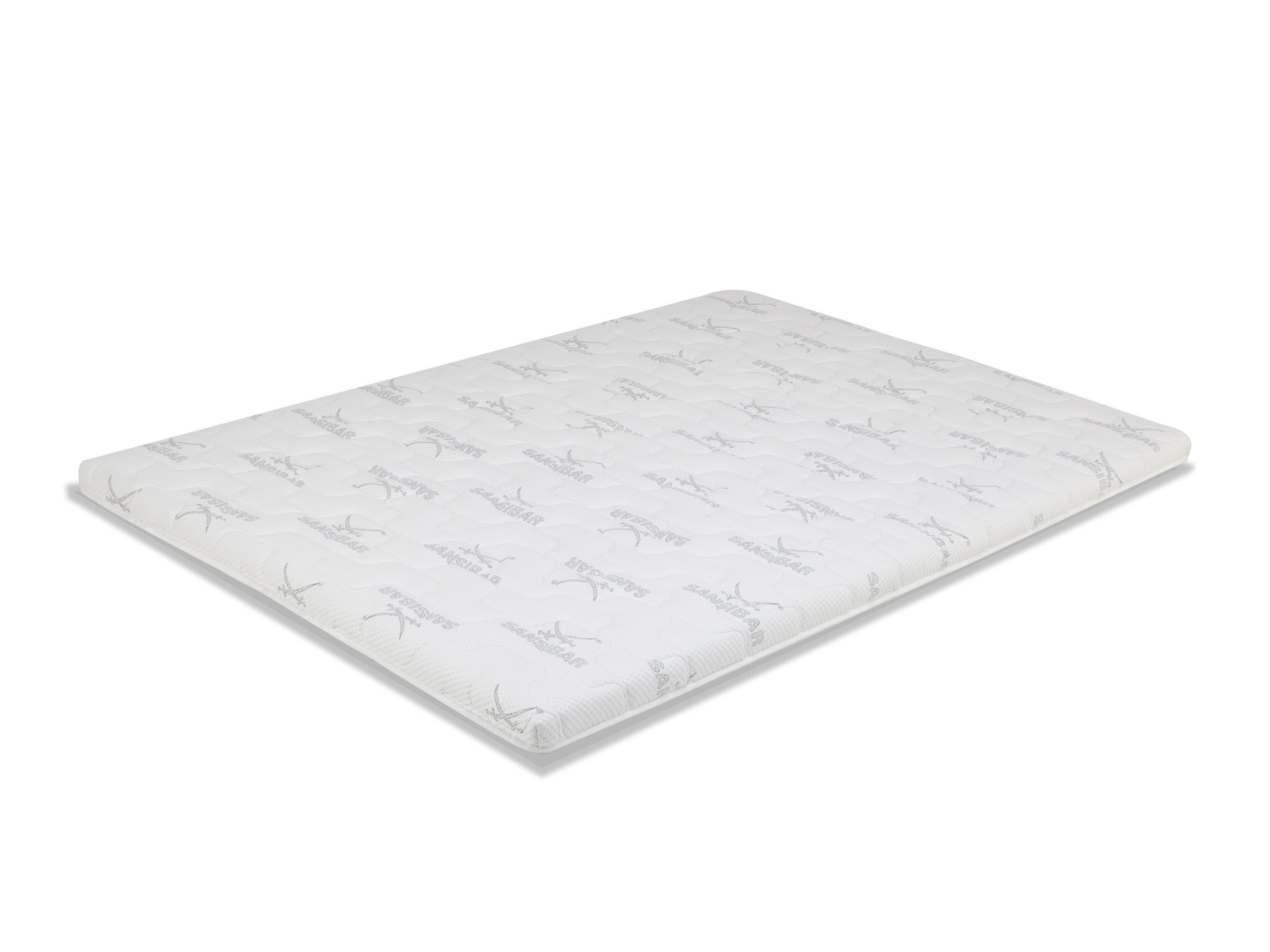 Topper KS-Topper, SANSIBAR Living, Kaltschaum, KS-Topper SANSIBAR LANGEOOG (H 6 cm) H 6 cm