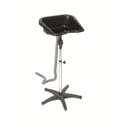 Efalock - Mobiles Waschbecken flach - schwarz