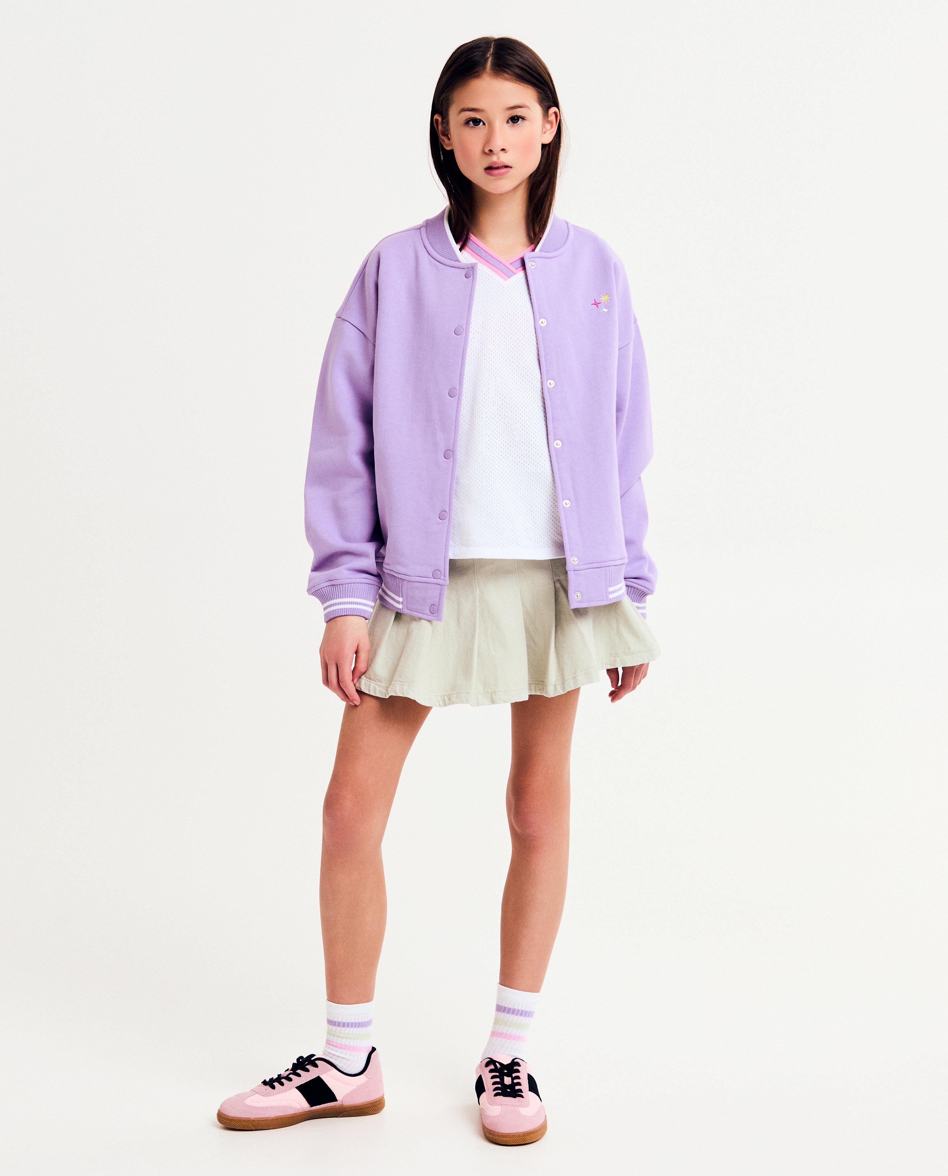 Hanorac Waiko Purple alb