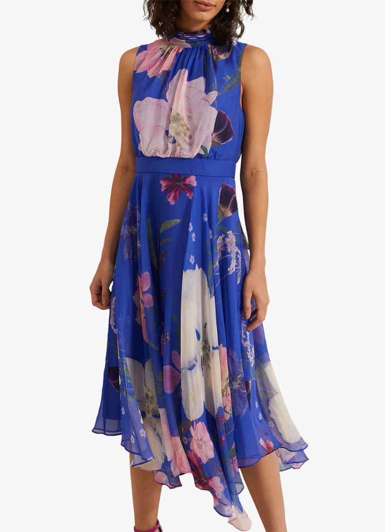 Abito midi Lucinda con stampa floreale di Phase Eight