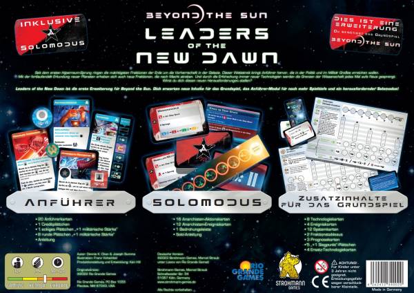 Beyond the Sun: Leaders of the New Dawn (Erw.) (deutsch)