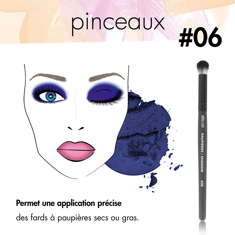miss cop Paupières Pinceau