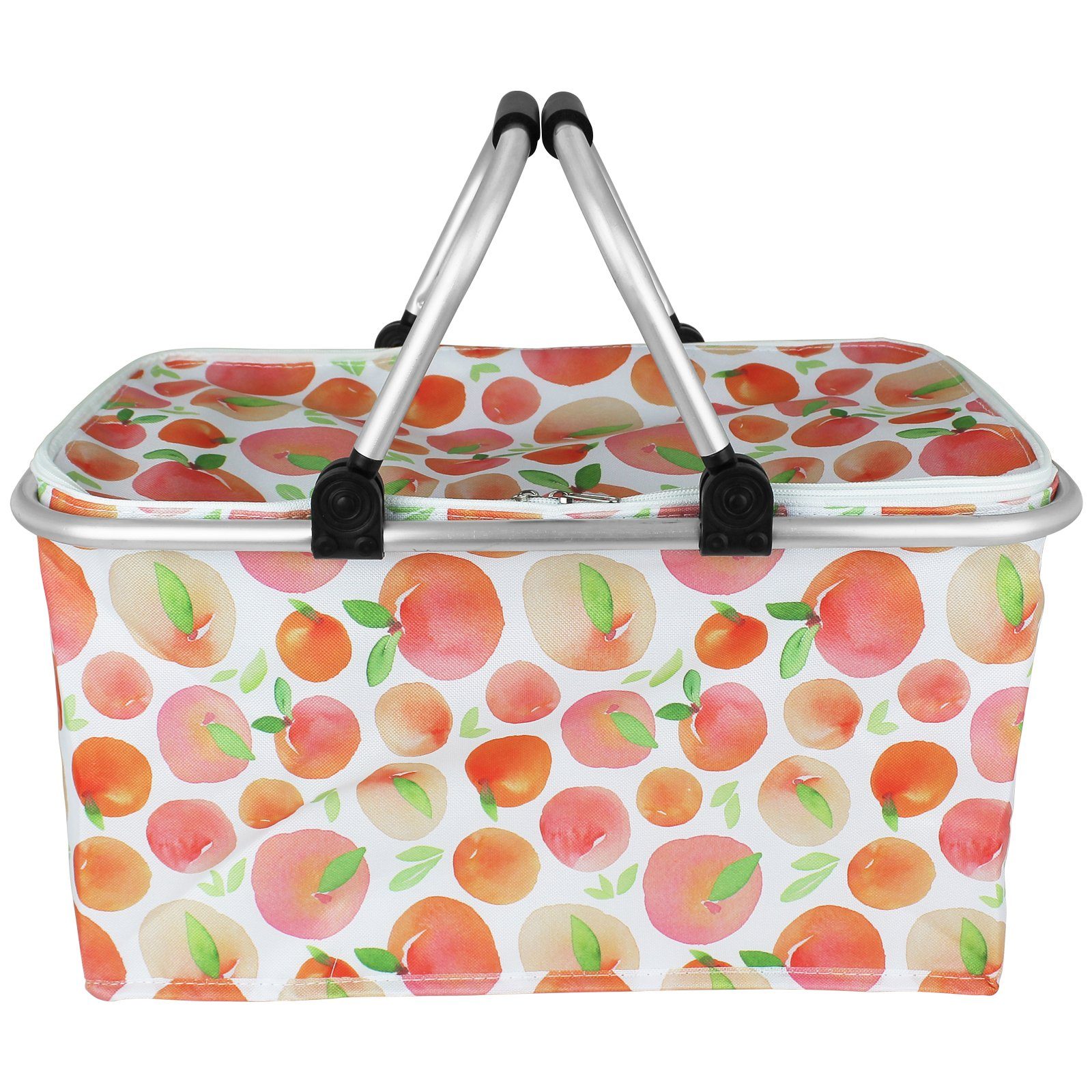 Koopman Kühltasche Einkaufskorb mit Farbwahl, Kühlbox Thermobox Coolbox Strandkorb Kühlelement Einkaufstasche