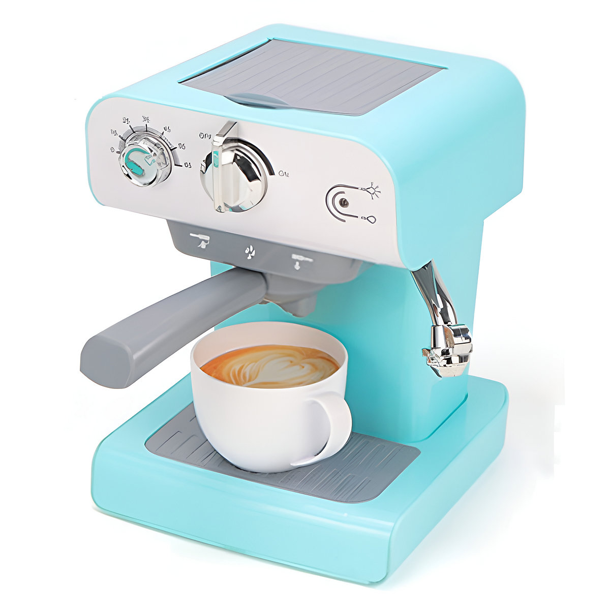 Simulierte Haushaltsgeräte für Kinder Kaffeemaschine mit Soundeffekten und Spray