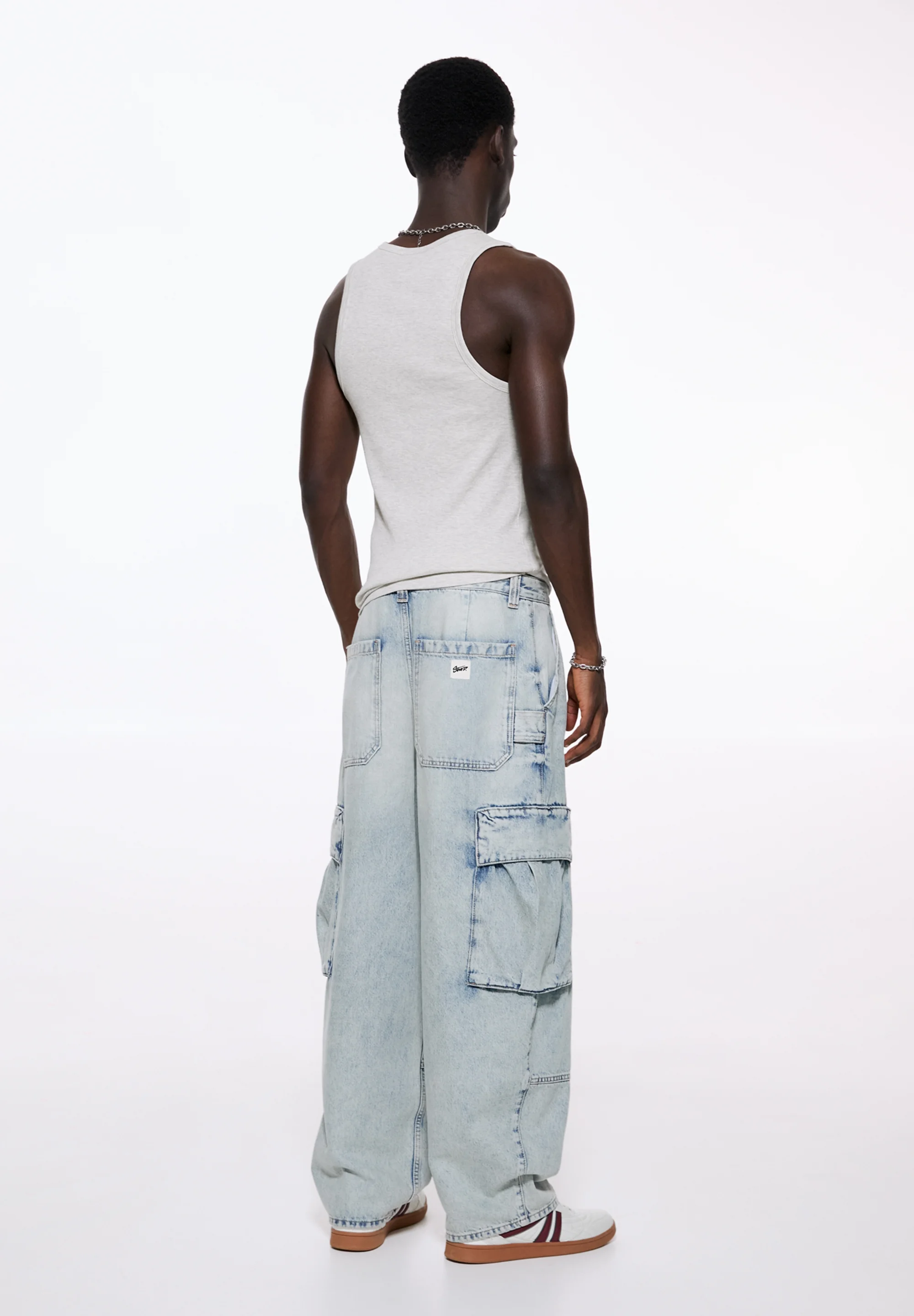 PULL&BEAR BAGGY - Vaqueros pitillo