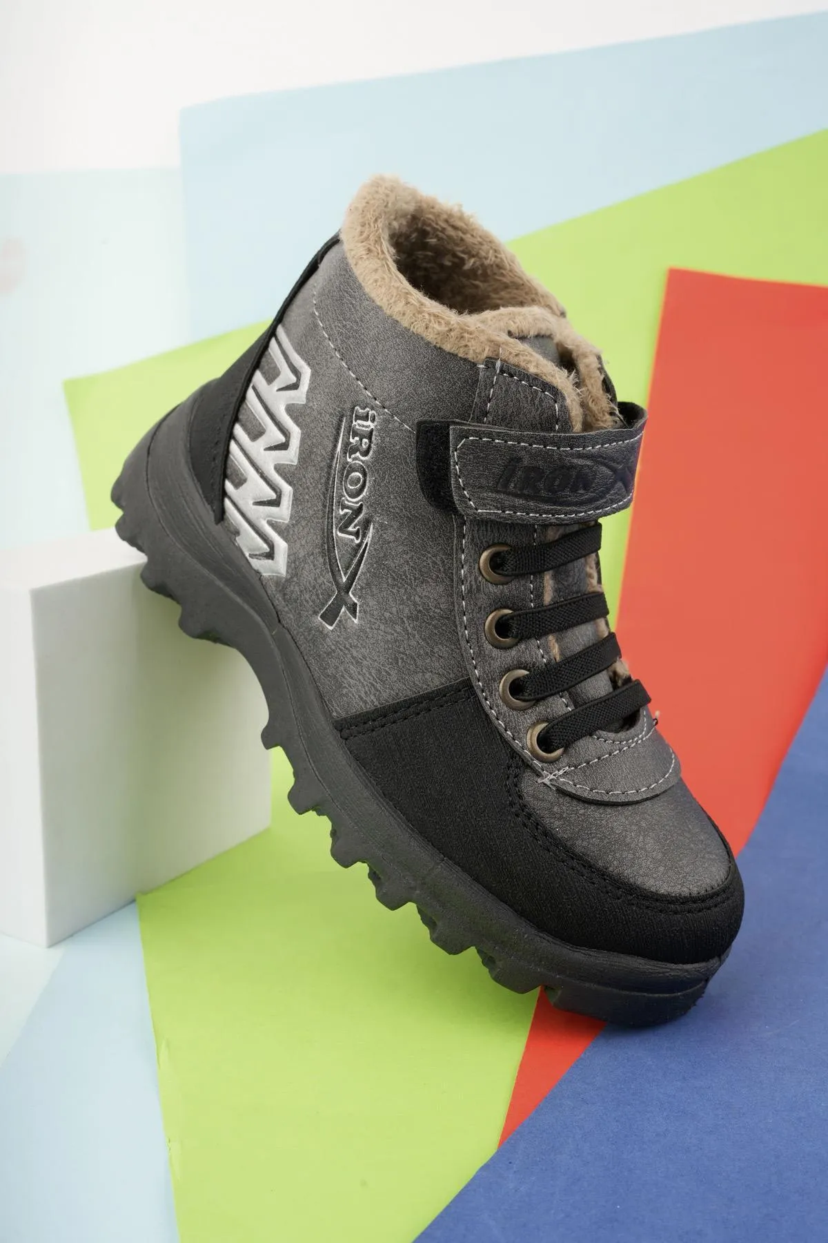 MUGGO  Kiddo garantiert kältebeständige Shearling-Kinderstiefel