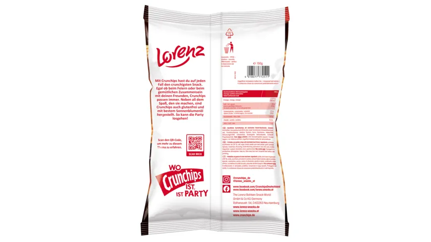 Lorenz Crunchips Roasted Spare Ribs 110 g