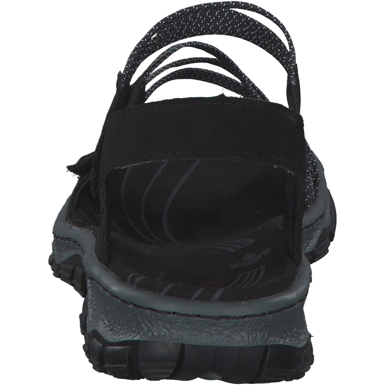 Rieker 68871, Sandalen, Damen, Schwarz