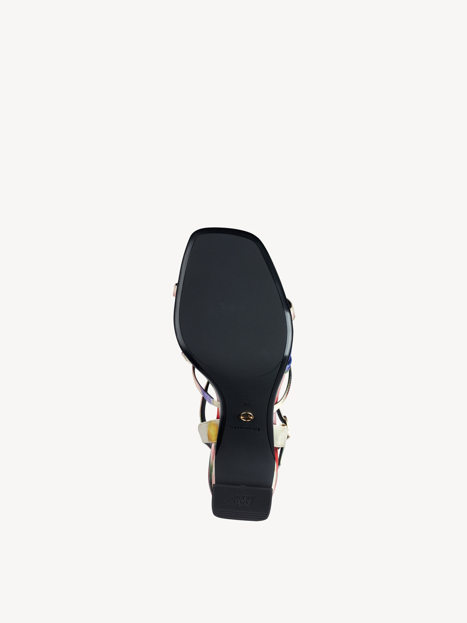 Sandale à talon - multicolore