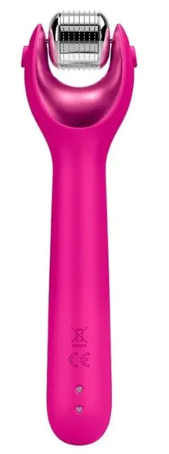 Geske MicroNeedle Face Roller 9u1 Magenta igličasti mezoterapijski valjak