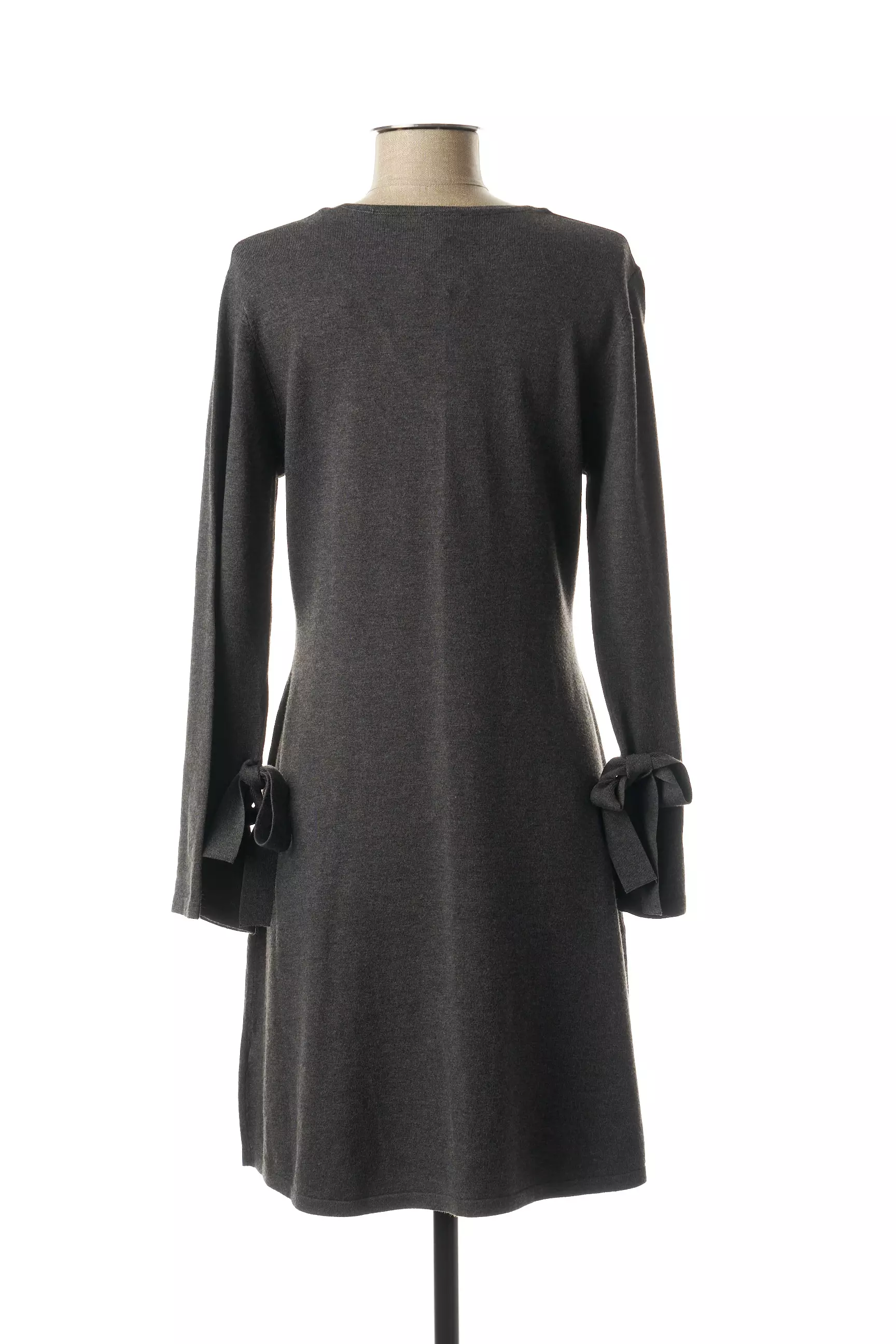 Marble Robes Courtes Femme couleur gris