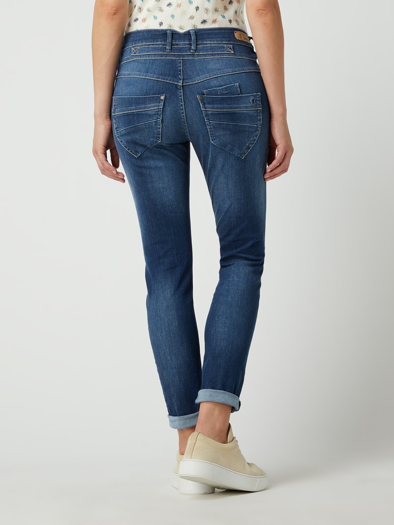 Deep Crotch Fit Jeans mit Viskose-Anteil Modell 'Marge' in blau