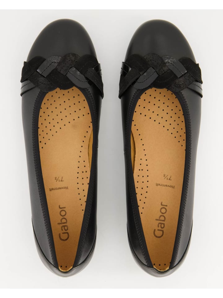 Gabor Ballerinas in Schwarz günstig kaufen 37,5
