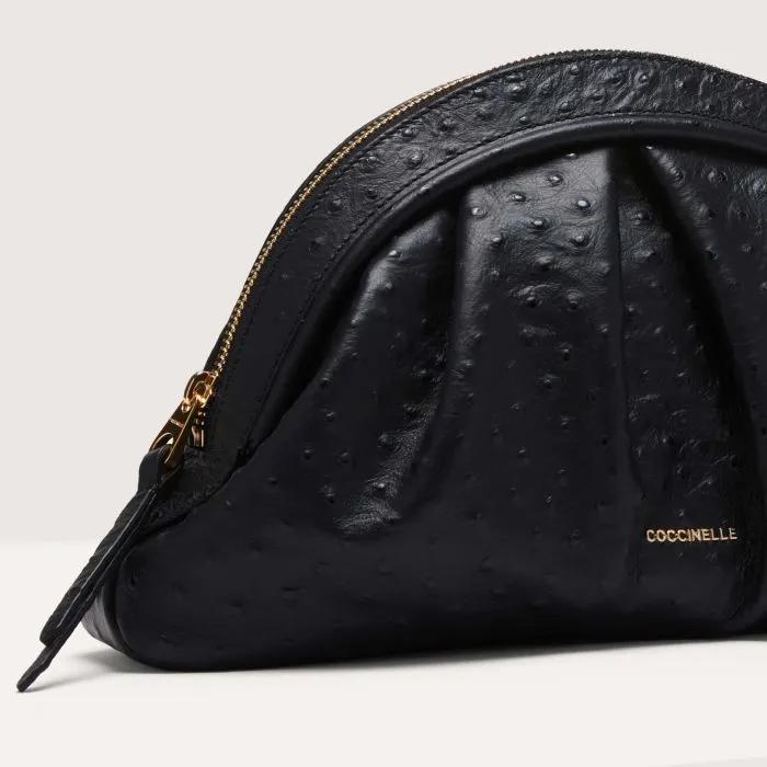 Coccinelle Cheek Ostrich Medium