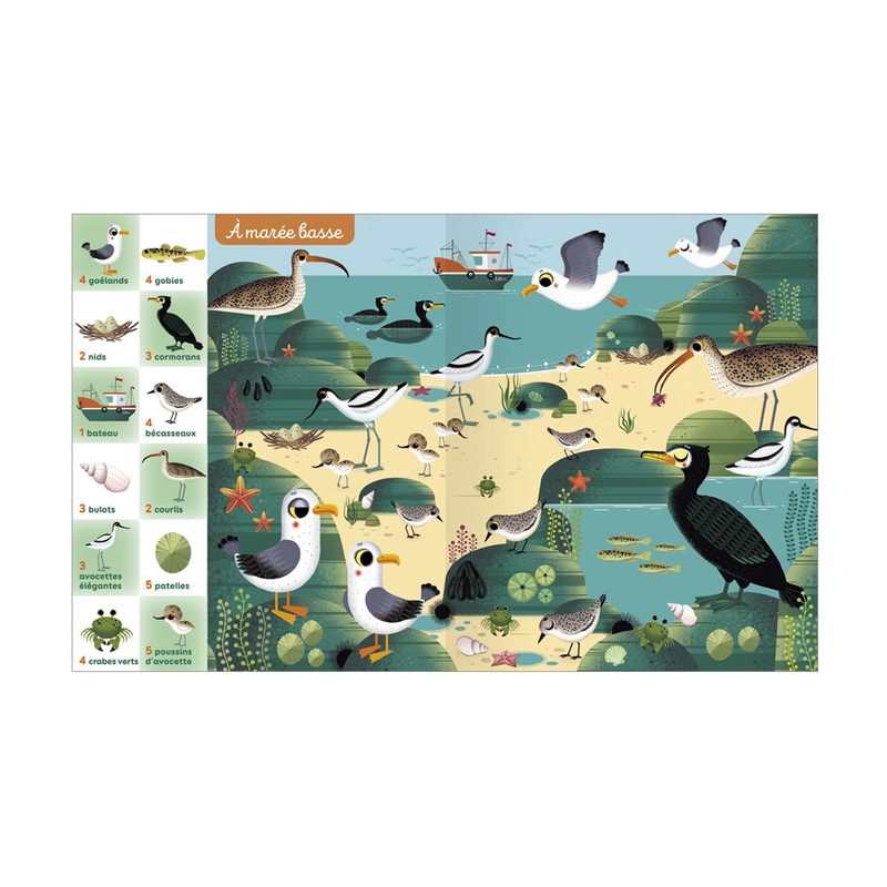 Livre Cherche, trouve et compte les animaux de la mer - Lito
