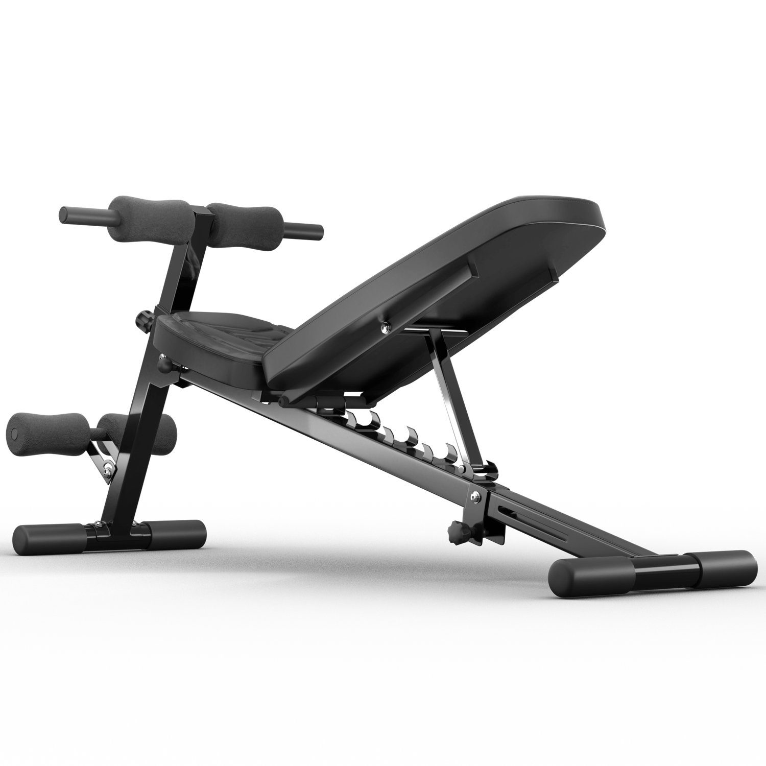 Sportstech Hantelbank BRT500, 8in1 Rückentrainer und Bauchtrainer, Curlpult, klappbar