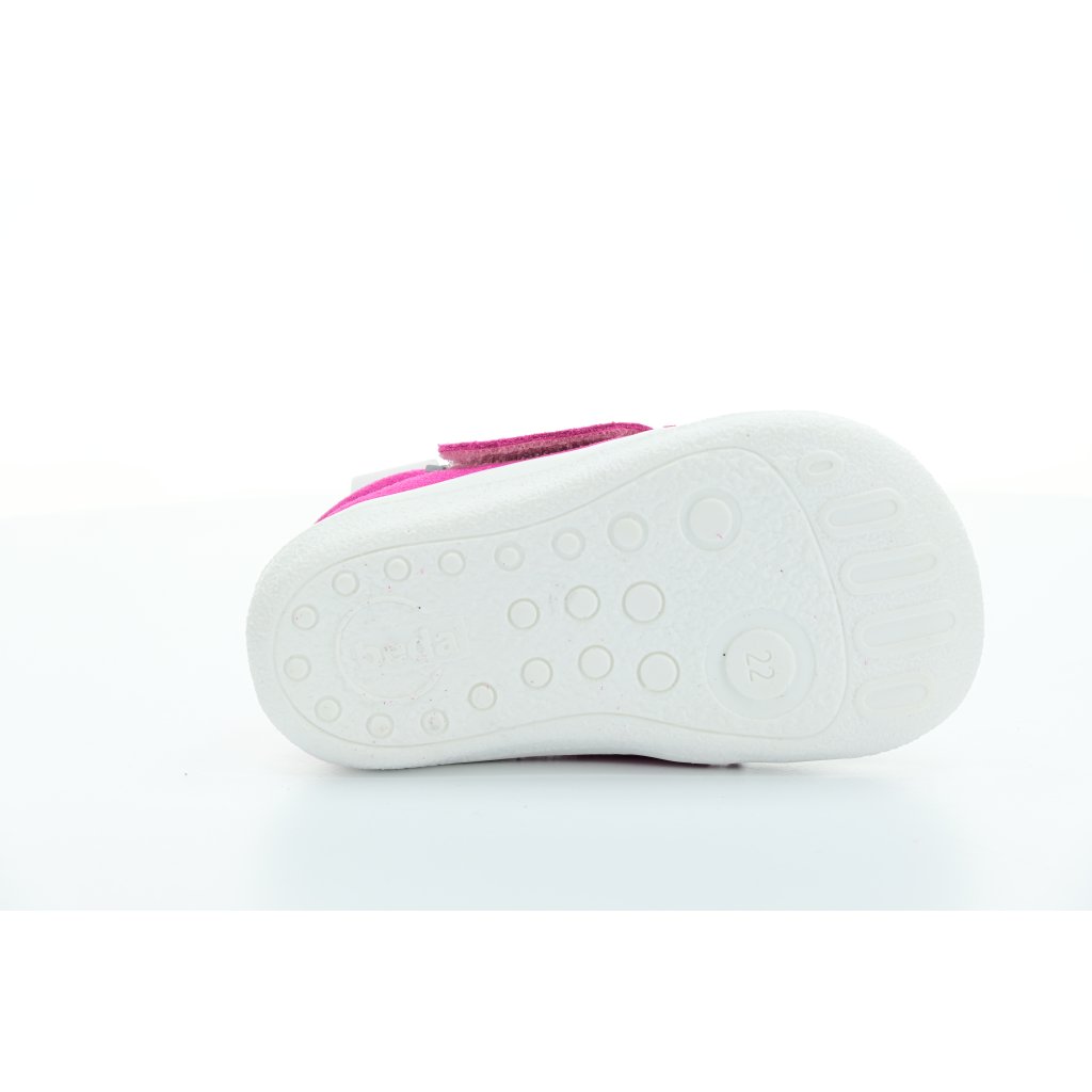 Beda Rebecca Barfußsneakers mit Hinterkappe (BF 0001/SK/1W/OP Mesh mit Leder)